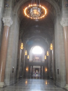 A gorgous hallway inside the Capital