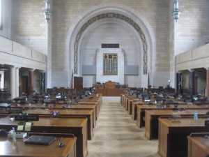 The chamber where Nebraska's Unicameral meets